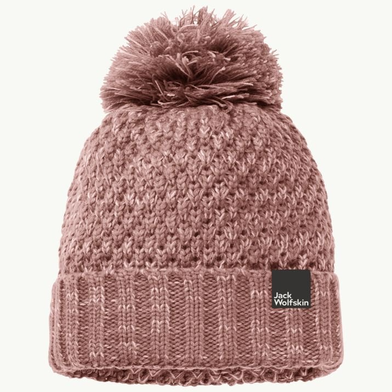 Jack Wolfskin Highloft Knit Cap Womens in Afterglow -2